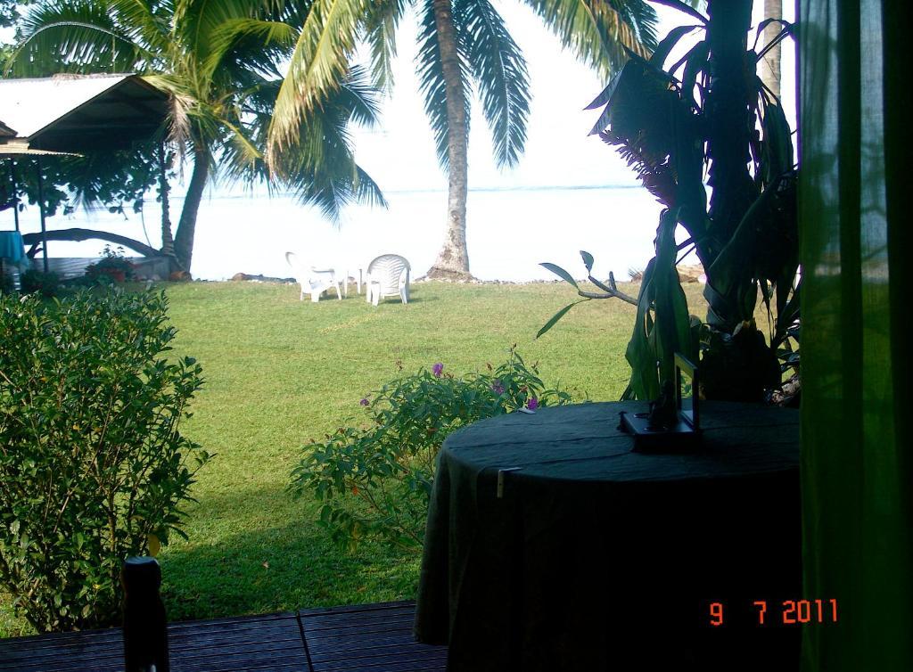 Tauhanihani Village Lodge La Vague Bleue Teahupoo Kültér fotó